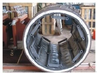 Machine de coulée avec les moules pour les isolants électriques comme les transformateurs de type sec 0
